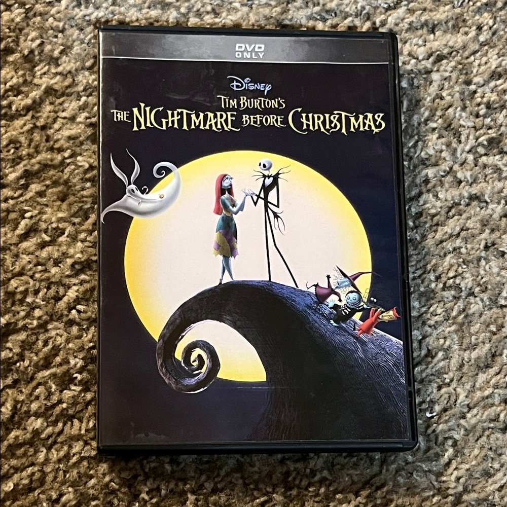 Disney's The Nightmare Before Christmas DVD - Black and Yellow Cover